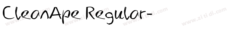 CleanApe Regular字体转换